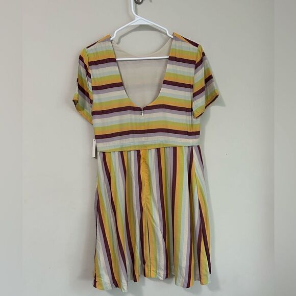 NWT Madewell Striped Scoop-Back Dress - Picture 12 of 16